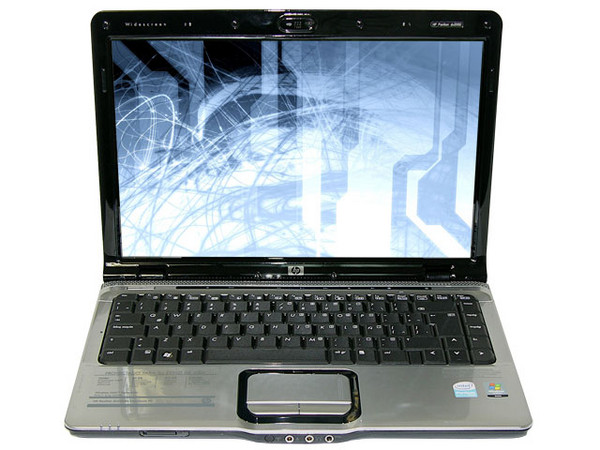 Portátil HP Pavilion dv2420la,
Procesador Intel Pentium dual core T2080 (1.73 GHz),
Memoria 512MB DDRII 667MHz, Pantalla TFT/WXGA 14.1