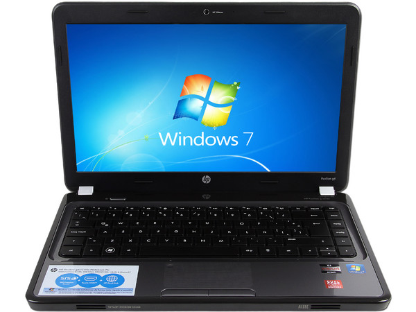 Laptop HP Pavilion g4-1271la:
Procesador AMD E-450 (1.65 GHz),
Memoria de 4GB DDR3, Disco Duro de 500GB,
Pantalla LED HD de 14