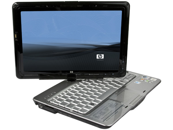 Portátil HP Pavilion tx2032la,
Procesador AMD Turion 64 X2 TL-58 (1.9GHz),
Memoria 2GB, Pantalla TouchScreen con Rotación, 12.1