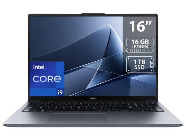 Laptop Huawei MateBook D16:
Procesador Intel Core i9 13900H (hasta 5.4 GHz),
Memoria de 16GB LPDDR4,
SSD de 1TB,
Pantalla de 16