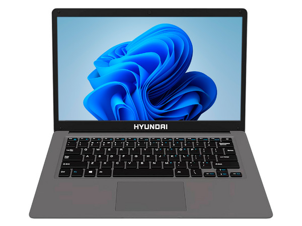 Laptop Hyundai HyBook:
Procesador Intel Celeron N4000 (hasta 2.6 GHz),
Memoria de 4GB DDR4,
SSD de 128GB,
Pantalla de 14.1