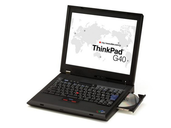 Portátil IBM  ThinkPad G40 con Procesador Intel Pentium 4 a 2.8Ghz, 256MB en RAM, Disco Duro de 40GB, DVD/CD-RW (Combo), Windows XP Profesional