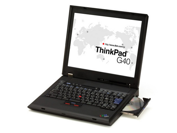 Portátil IBM  ThinkPad G40/AS1 con Procesador Intel Celeron a 2.0Ghz, 256MB en RAM, Disco Duro de 40GB, DVD/CD-RW (Combo), Windows XP Profesional