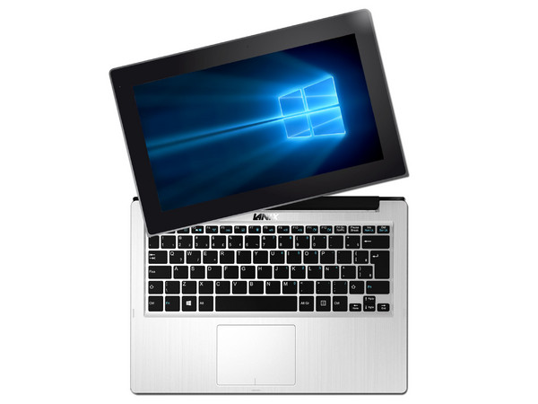 Laptop 2 en 1 Lanix Neuron PAD:
Procesador Intel Atom Z3735F (hasta 1.83 GHz),
Memoria de 2GB DDR3L,
Almacenamiento de 32GB,
Pantalla de 11.6