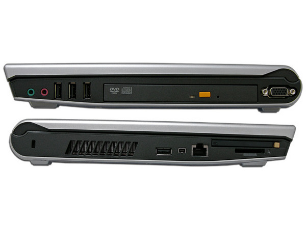 Portátil Lenovo N100 T2300/068983AS:
Procesador Intel Core Duo T2300 de 1.66Ghz,
Memoria de 512MB DDRII, Disco Duro de 60GB,
Pantalla WXGA de 14.1