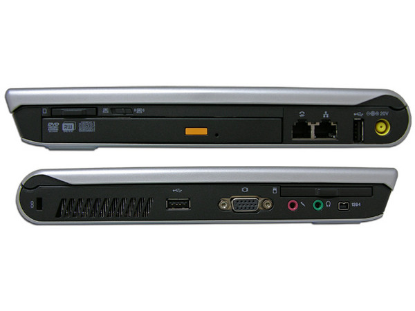 Portátil Lenovo V100 T2400/0763-84S :
Procesador Intel Core Duo T2400 (1.83Ghz),
Memoria de 512MB DDRII, Disco Duro de 80GB,
Pantalla TFT de 12.1