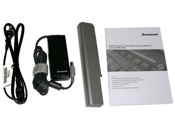 Portátil Lenovo V100 T2400/0763-84S :
Procesador Intel Core Duo T2400 (1.83Ghz),
Memoria de 512MB DDRII, Disco Duro de 80GB,
Pantalla TFT de 12.1