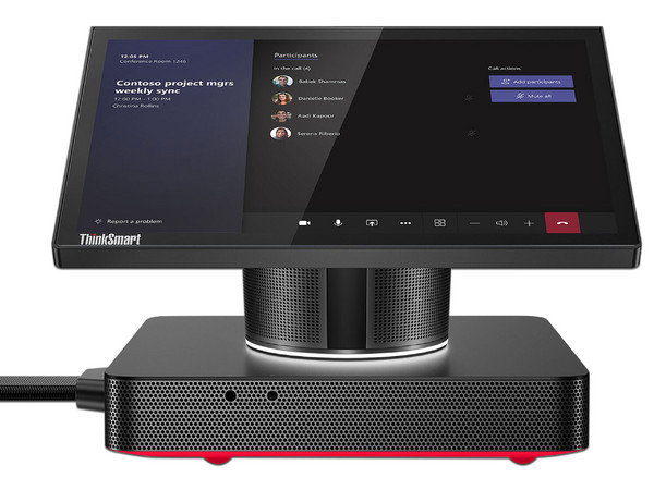 Lenovo ThinkSmart Hub:
Procesador Intel Core i5 8365UE (hasta 4.1 GHz),
Memoria de 16GB LPDDR4,
SSD M.2 de 256GB,
Pantalla de 10.1