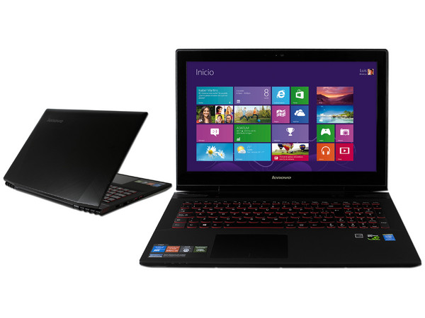 Laptop Lenovo Y50-70 :
Procesador Intel Core i7-4710HQ (Hasta 3.5 GHz),
Memoria de 8 GB DDR3L, D. D. de 1 TB, SSD 8 GB, 
Pantalla LED de 15.6