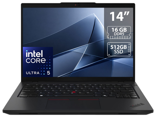 Laptop Lenovo ThinkPad L14 G5:
Procesador Intel Core Ultra 5 125H (hasta 4.5 Ghz),
Memoria de 16GB DDR5,
SSD de 512GB,
Pantalla de 14