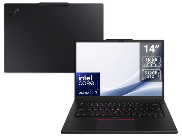 Laptop Lenovo ThinkPad P14s G6:
Procesador Intel Core Ultra 7 255H (hasta 5.1 GHz),
Memoria de 16GB DDR5,
SSD de 512GB,
Pantalla de 14