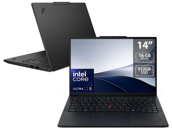 Laptop Lenovo ThinkPad E14 Gen 7: 
Procesador Intel Core Ultra 5 225U (hasta 4.8 GHz), 
Memoria de 16GB DDR5, 
SSD de 512GB, 
Pantalla de 14