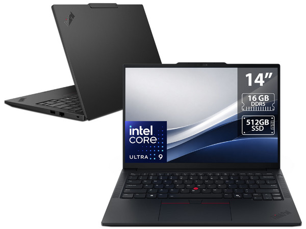 Laptop Lenovo ThinkPad E14 Gen 7:
Procesador Intel Core Ultra 9 185H (hasta 5.1 GHz), 
Memoria de 16GB DDR5, 
SSD de 512GB, 
Pantalla de 14