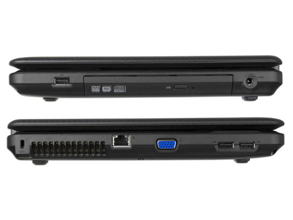 Laptop Lenovo G550 (2958J4S):
Procesador Intel Celeron T3000 (1.8 GHz),
Memoria de 2GB DDR3, Disco Duro de 250GB,
Pantalla de 15.6