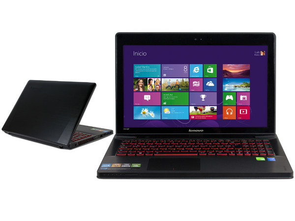 Laptop IdeaPad Y510P:
Procesador Intel Core i7-4700MQ (hasta 3.4GHz) 4ta Generación,
8GB DDR3, D. D. SSHD 1TB + 8GB,
Pantalla de 15.6