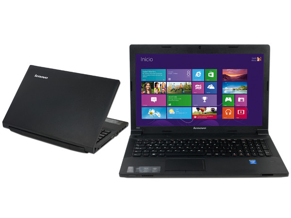 Laptop Lenovo B590:
Procesador Intel Pentium 2020M (2.4 GHz),
Memoria de 4 GB DDR3, Disco Duro de 500 GB,
Pantalla LED de 15.6