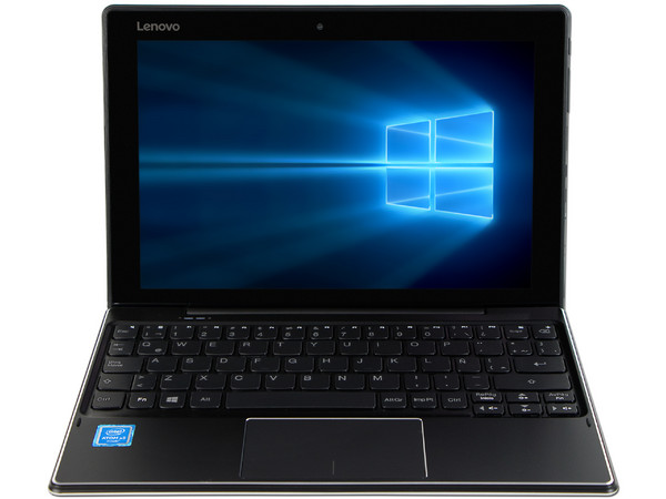 Laptop 2 en 1 Lenovo Ideapad MIIX 310:
Procesador Intel Atom Z8350 (1.44 GHz),
Memoria de 2GB DDR3L,
Almacenamiento de 32GB,
Pantalla de 10.1