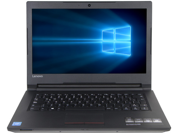 Laptop Lenovo V110-14IAP:
Procesador Intel Celeron N 3350 (hasta 2.4 GHz),
Memoria de 2GB DDR3L,
Disco Duro de 500GB,
Pantalla de 14