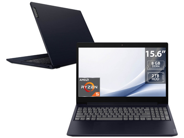 Laptop Lenovo IdeaPad L340-15API:
Procesador AMD Ryzen 5 3500U (hasta 3.70 GHz),
Memoria de 8GB DDR4,
Disco Duro de 2TB,
Pantalla de 15.6