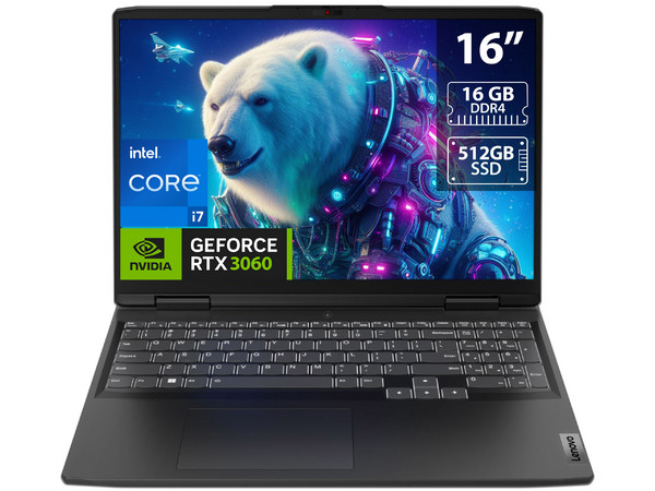 Laptop Lenovo IdeaPad Gaming 3:
Procesador Intel Core i7 12650H (Hasta 4.7 GHz),
Memoria de 16GB DDR4,
SSD de 512GB,
Pantalla de 16