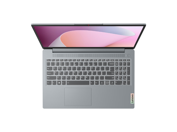 Laptop Lenovo IdeaPad Slim 3: 
Procesador AMD Ryzen 5 7520U (hasta 4.3GHz),
Memoria de 8GB LPDDR5, 
SSD de 512GB, 
Pantalla de 15.6