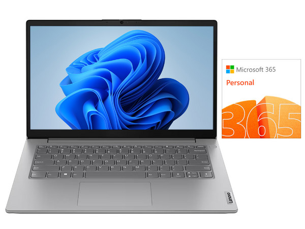 Laptop Lenovo V14 G4:
Procesador AMD Ryzen 5 7520U (hasta 4.3 GHz),
Memoria de 16GB LPDDR5,
SSD de 512GB,
Pantalla de 14
