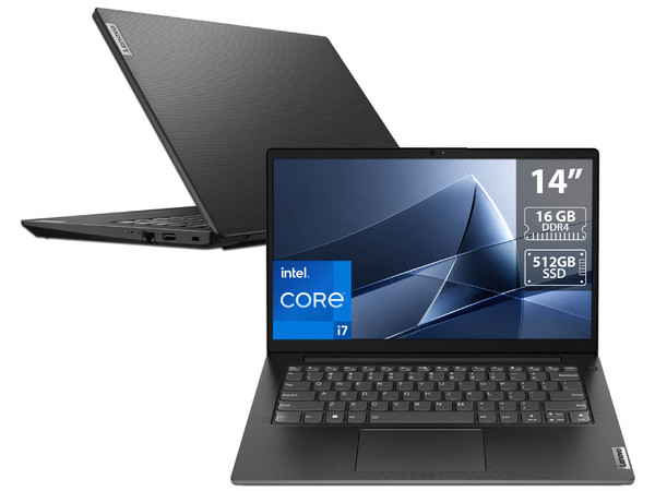 Laptop Lenovo V14 Gen 4: 
Procesador Intel Core i7 13620H (hasta 4.9 GHz), 
Memoria de 16GB DDR4, 
SSD de 512GB, 
Pantalla de 14