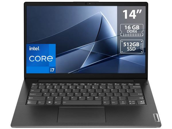 Laptop Lenovo V14 Gen 4: 
Procesador Intel Core i7 13620H (hasta 4.9 GHz), 
Memoria de 16GB DDR4, 
SSD de 512GB, 
Pantalla de 14