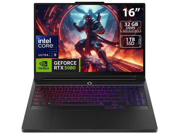 Laptop Gamer Lenovo Legion Pro 7: 
Procesador Intel Core Ultra 9 275HX (hasta 5.4 GHz), 
Memoria de 32GB DDR5, SSD de 1TB, 
Pantalla de 16