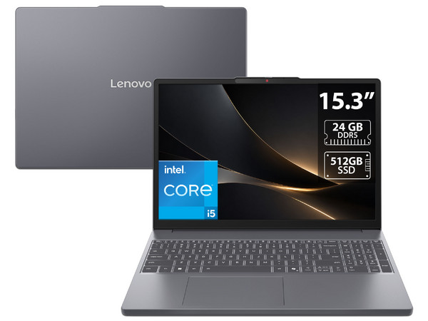 Laptop LENOVO IdeaPad Slim 3:
Procesador Intel Core i5-13420H (hasta 4.6 GHz), 
Memoria de 24GB,
SSD de 512GB,
Pantalla de 15.3