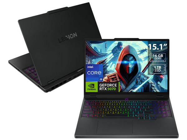 Laptop Gamer Lenovo Legion 5 15IRX10:
Procesador Intel Core i9 14900HX (hasta 5.8 GHz),
Memoria de 16GB DDR5,
SSD de 1TB,
Pantalla de 15.1