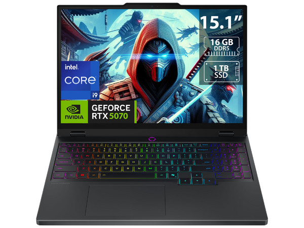 Laptop Gamer Lenovo Legion 5 15IRX10:
Procesador Intel Core i9 14900HX (hasta 5.8 GHz),
Memoria de 16GB DDR5,
SSD de 1TB,
Pantalla de 15.1