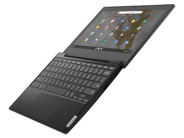 Laptop Lenovo ChromeBook 3:
Procesador AMD A6 9220C (hasta 2.7 GHz),
Memoria de 4GB LPDDR3,
Disco Duro de 32GB,
Pantalla de 11