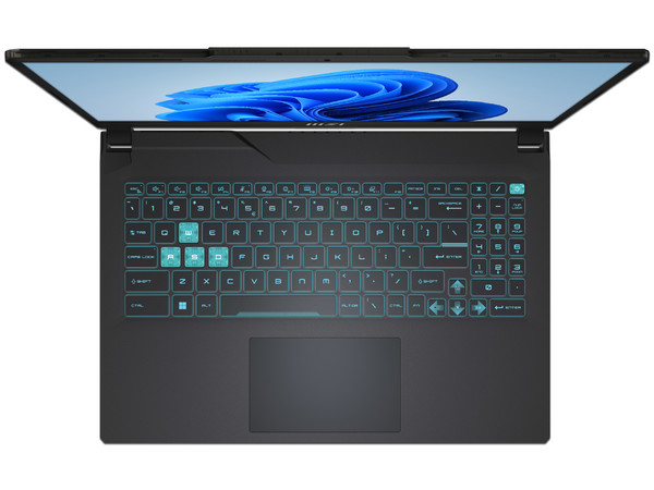 Laptop Gamer MSI Cyborg A12VF:
Procesador Intel Core i7 12650H (hasta 4.7 GHz),
Memoria de 8GB DDR5,
SSD de 512GB,
Pantalla de 15.6