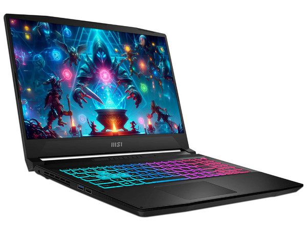 Laptop Gamer MSI Katana 15:
Procesador Intel Core i7 1265H (hasta 4.7 GHz),
Memoria de 16GB DDR5,
SSD de 1TB,
Pantalla de 15.6
