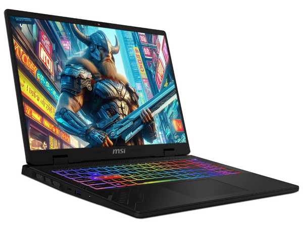 Laptop MSI Crosshair A16 HX D8W:
Procesador AMD Ryzen 9 8940HX (hasta 5.3 GHz),
Memoria de 32GB DDR5,
SSD de 1TB,
Pantalla de 16