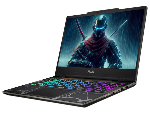 Laptop MSI CYBORG 15 B2RWFKG:
Procesador Intel Core 5 210H (hasta 4.8 Ghz),
Memoria de 16GB DDR5,
SSD de 512GB,
Pantalla de 15.6