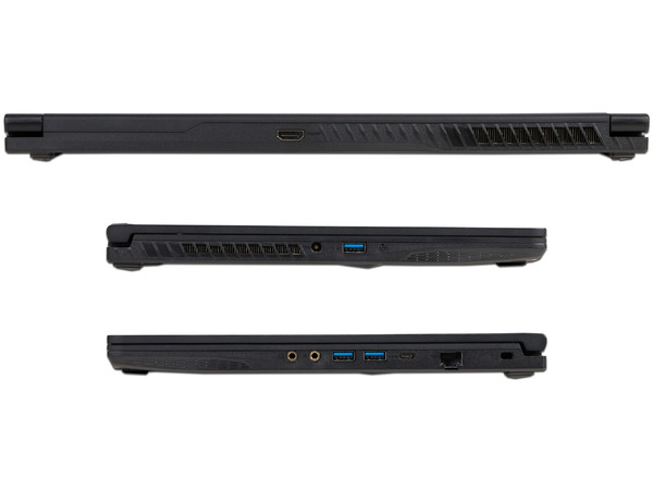 Laptop Gamer MSI GF63 Thin 10SCXR-222:
Procesador Intel Core i5 10300H (hasta 4.5 GHz),
Memoria de 8GB DDR4,
SSD de 256GB,
Pantalla de 15.6