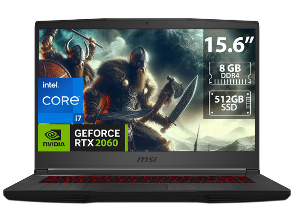 Laptop Gamer MSI Thin GF65:
Procesador Intel Core i7 9750H (hasta 4.5 GHz),
Memoria de 8GB DDR4,
SSD de 512GB,
Pantalla de 15.6