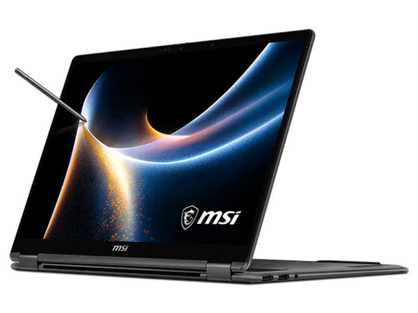 Laptop MSI PRESTIGE 14 FLIP AI+: 
Procesador Intel Core Ultra 7 358H (hasta 4.8 GHz), 
Memoria de 32GB LPDDR5,
SSD de 1TB, 
Pantalla de 14
