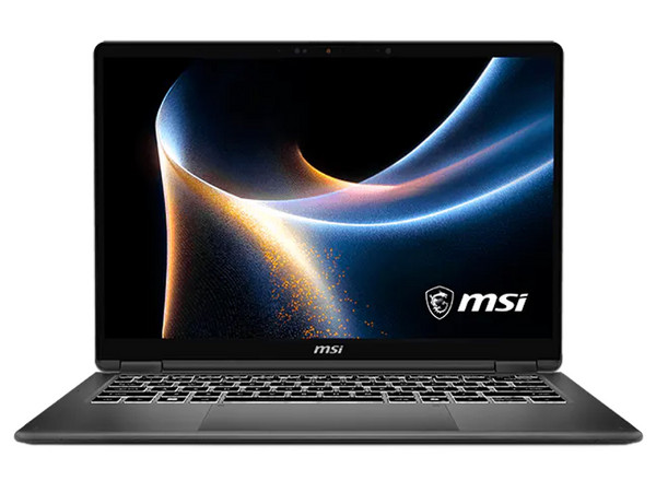 Laptop MSI PRESTIGE 14 FLIP AI+: 
Procesador Intel Core Ultra 7 358H (hasta 4.8 GHz), 
Memoria de 32GB LPDDR5,
SSD de 1TB, 
Pantalla de 14