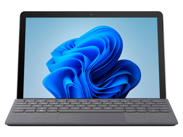 Tablet 2 en 1 Microsoft Surface Go 3: 
Procesador Intel Core i3-10100Y (hasta 3.9 GHz),
Memoria de 8GB LPDDR3, 
SSD de 128GB, 
Pantalla de 10.5