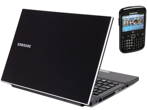 Laptop Samsung NP-305V4A-A02MX:
Procesador AMD APU A6-3410MX (1.6GHz),
Memoria de 4GB DDR3, Disco Duro 500GB,
Pantalla LED HDde 14