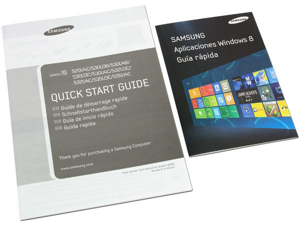 Ultrabook Samsung NP530U3C-A06MX:
Procesador Intel Core i3-2377M (1.5 GHz),
Memoria de 4GB DDR3, Disco Duro 500GB, 24 GB SSD,
Pantalla LED HD de 13.3