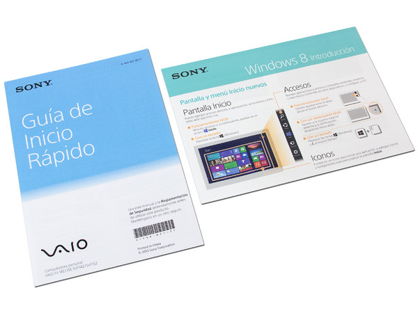Laptop Sony VAIO Fit 15 SVF15215CLB:
Procesador Intel Core i5-3337U (hasta 2.7 GHz) 3ra Generación,
6 GB DDR3, D.D. de 750 GB,
Pantalla LED Multi Touch de 15.5