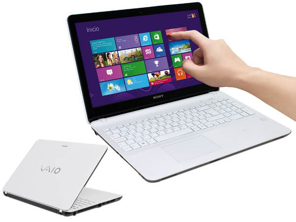 Laptop Sony VAIO  Fit 15 E:
Procesador Intel Core i5-3337U (hasta 2.7 GHz) 3era Generación,
6 GB DDR3, D.D. de 750 GB,
Pantalla LED Multi Touch de 15.5