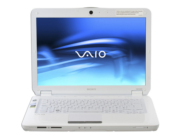 Portátil Sony Vaio VGN-CS240T:
Procesador Intel Pentium T3400 (2.16 GHz),
Memoria de 3GB DDR II, Disco Duro de 250GB,
Pantalla de 14.1