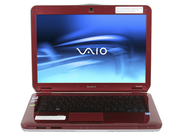 Portátil Sony Vaio VGN-CS270T. Color Roja:
Procesador Intel Core 2 Duo P8600 (2.40GHz),
Memoria de 4GB DDR II, Disco Duro de 400GB,
Pantalla de 14.1