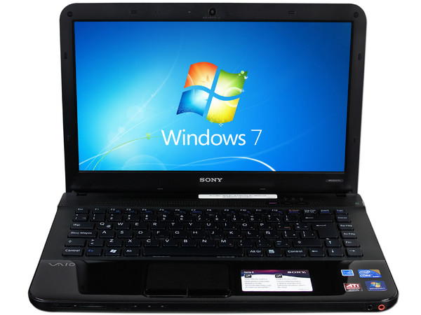 Laptop Sony Vaio VPCEA27FL:
Procesador Intel Core i3 M350 (2.26 MHz),
Memoria de 4GB DDR3, Disco Duro de 500GB,
Pantalla de 14