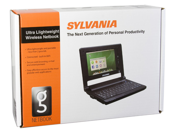 UltraPortátil Netbook Sylvania G,
Procesador Mobile VIA C7-M (1.2GHz),
Memoria 1GB DDR, Pantalla TFT/WXGA de 7